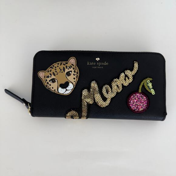 Kate Spade Run Wild Leopard Tomi Backpack with Matching Neda Wallet Ltd Edition main image 10